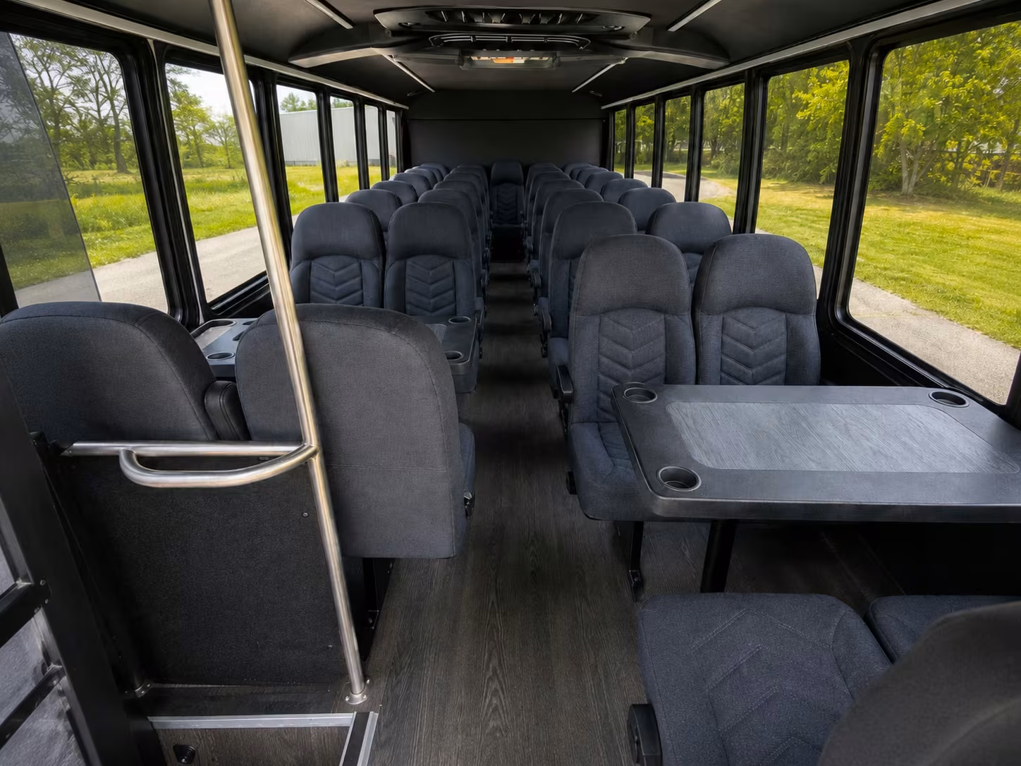 18 passenger minibus interior