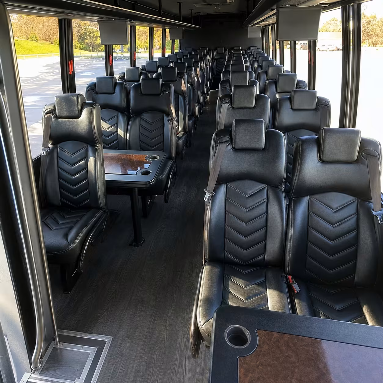 25 passenger minibus interior