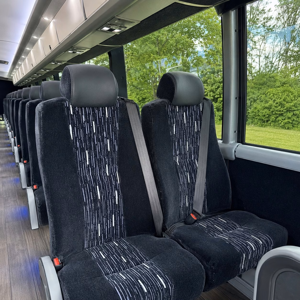 loveland charter bus interior