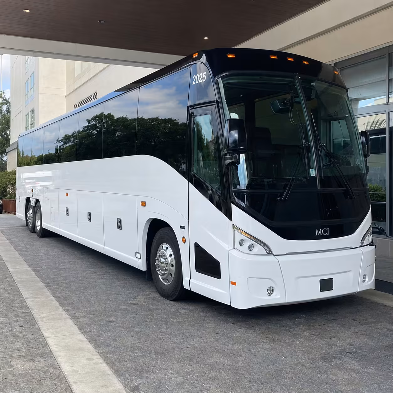 loveland charter bus rental exterior