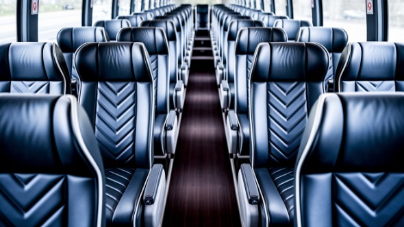 loveland 55 passenger charter bus inside