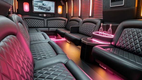 loveland sprinter limo rental interior